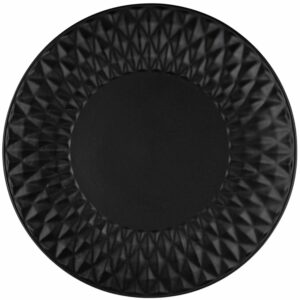 badio - Talerz ceramiczny czarny Soho Classic CER-KA-M-MB