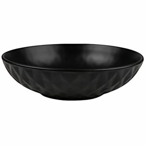badio - Talerz ceramiczny czarny głęboki Soho Classic 1107-W