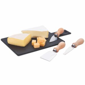 badio - Deska do krojenia serwowania serów z nożami 3 szt. 1212-DBS
