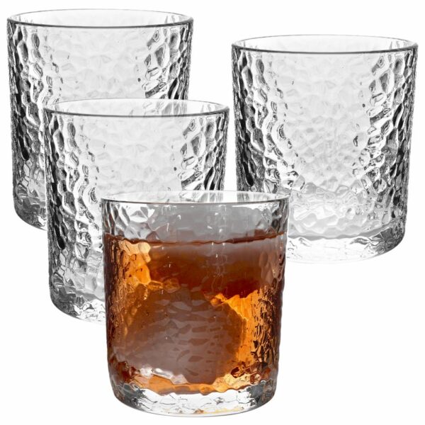 badio - Szklanka do whisky drinków napojów zestaw szklanek 230 ml 4 szt. 1391-SW