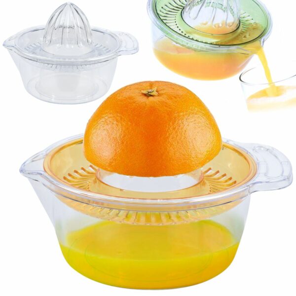 badio - Wyciskacz do cytrusów wyciskarka do cytrusów owoców cytryny limonki pomarańczy z pojemnikiem 300 ml 1417-W
