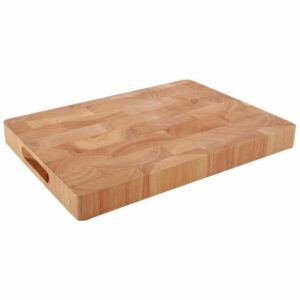 badio - Deska drewniana kauczukowa do krojenia 35x25x3,5 cm