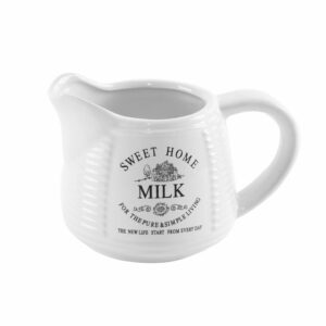 badio - Mlecznik z uchwytem dzbanuszek na mleko do kawy retro SWEET HOME
