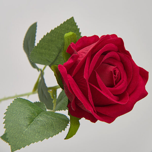 badio - Sztuczny kwiat czerwona róża SK-ROZ