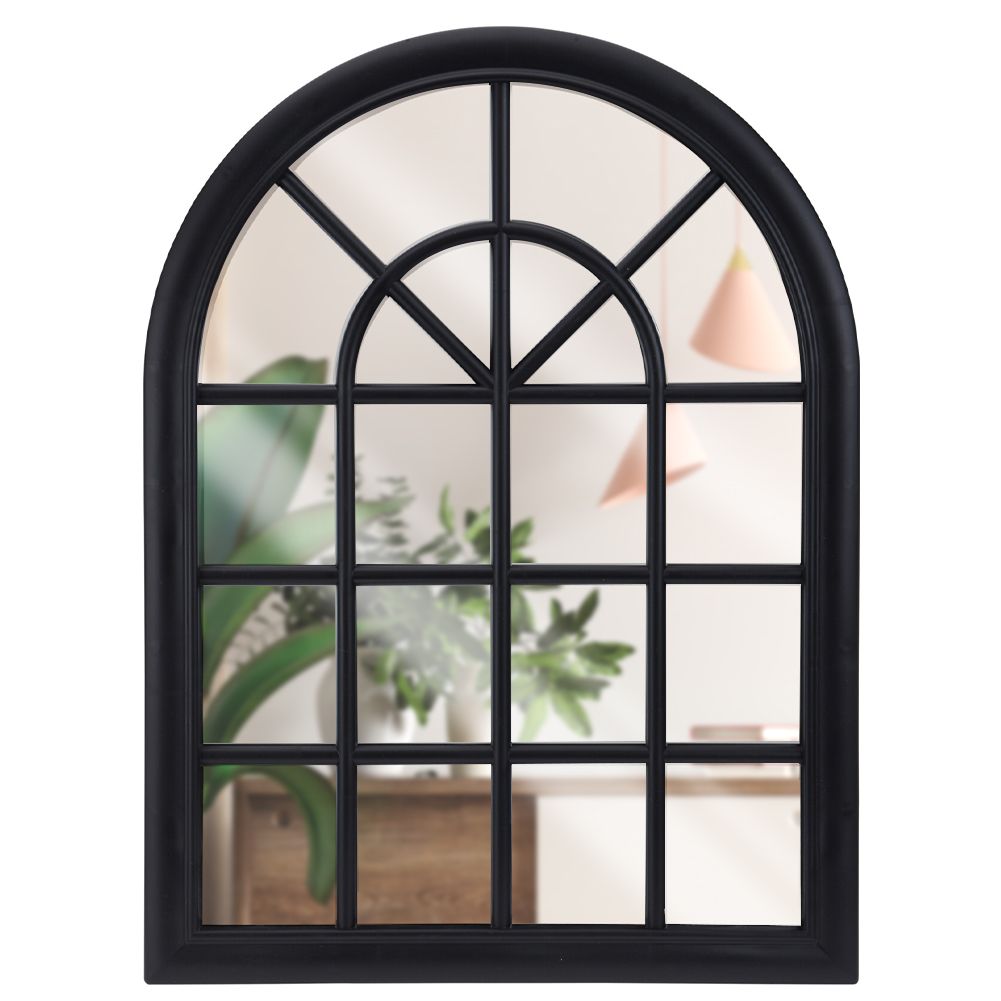 badio - Lustro okno w ramie ozdobne vintage retro 60x45x2,5 cm 569272-L