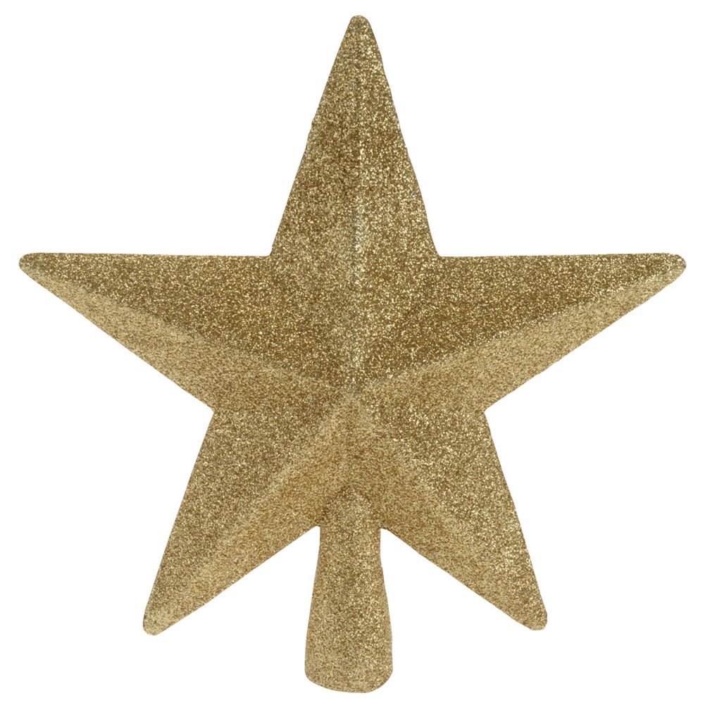 badio - Gwiazda na choinkę brokatowa świąteczna 19cm 83901-G